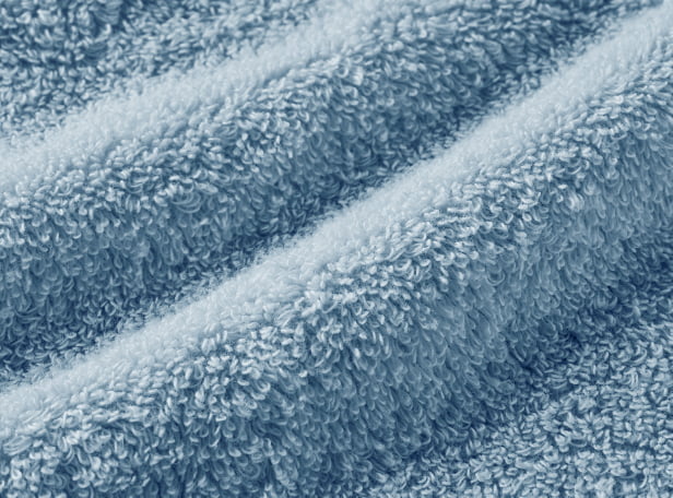 パイルの長さと密度の黄金比率のタオルイメージ