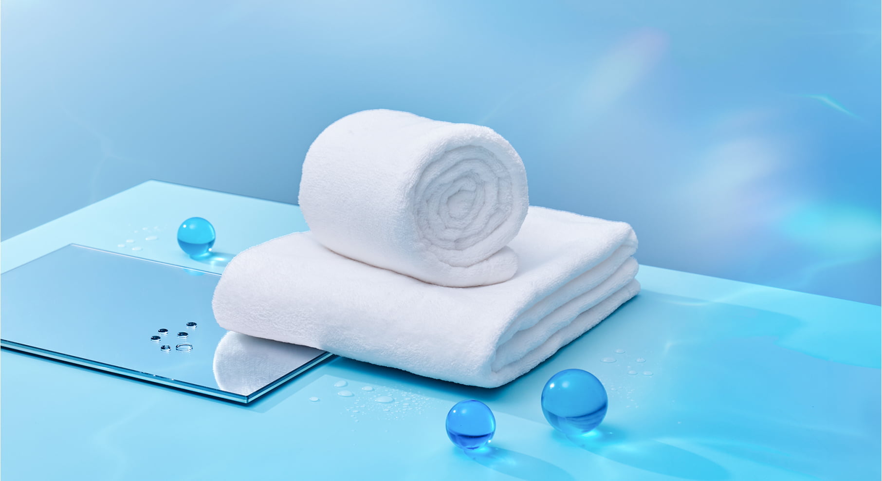 お風呂上がりのヘアドライや拭き上げに使うタオル。吸水力が高くドライヤーの時間が短縮できるOnsoku Towelの商品写真